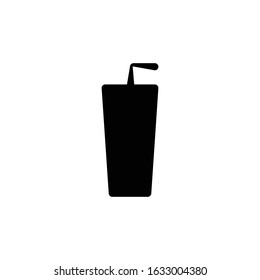 Disposable coffe cup icon. Break symbol. Logo design element