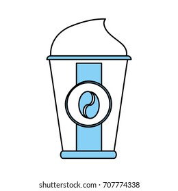Disposable coffee cup design