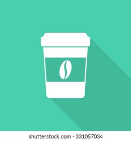 disposable coffee cup icon