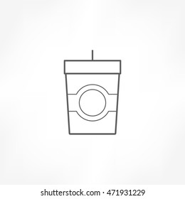 disposable coffee cup icon