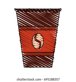disposable coffee cup icon image 