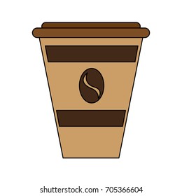 disposable coffee cup icon image 