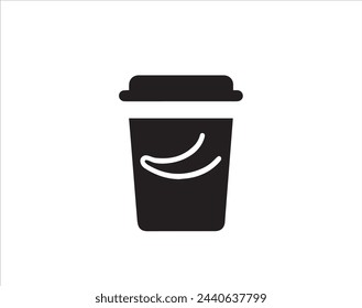 Conjunto de iconos de taza de café desechable aislado sobre fondo blanco. Ilustración vectorial.