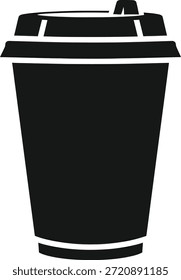 Taza de café disponible aislada en el fondo blanco, Vector