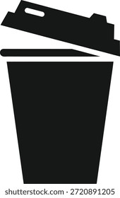 Taza de café disponible aislada en el fondo blanco, Vector