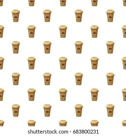 Disposable coffee cup pattern