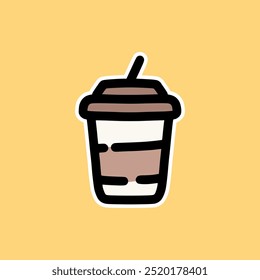 Disposable Coffee Cup Vector Illustration