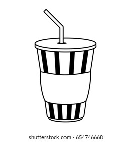 disposable cup beverage icon image 
