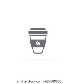 disposable cup coffee icon