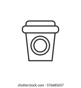 disposable cup of coffee or tea