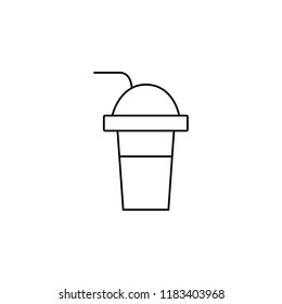Disposable cup icon.