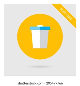 Disposable cup icon