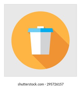 Disposable cup icon