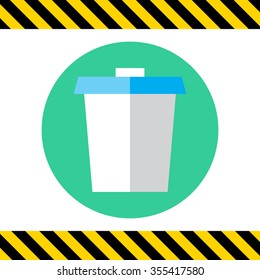 Disposable cup icon