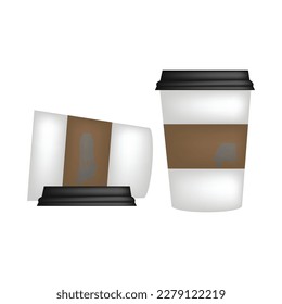 Taza desechable, Papelera de arte vectorial.
