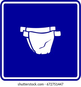 disposable diaper sign
