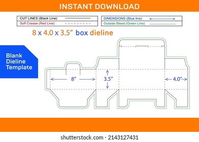 Disposable Face mask box packaging dieline template and 3D box design