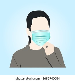 Disposable Face Mask Surgery Dust Flu Prevention Medical stop virus pandemic epidemic corona