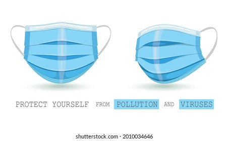 Disposable Face Mask. surgical mask.