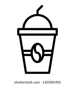 Disposable instant coffee cup 