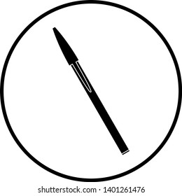 Einwegstift mit Verschlusszeichen