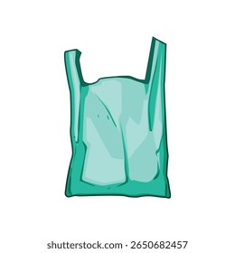 plástico descartável saco de compras de desenho animado. ecofriendly sustentável, conveniência leve, durável supermercado descartável plástico descartável saco de compras sinal.