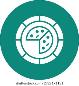 Disposable plate Vector Icon Design Illustration