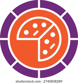 Disposable plate Vector Icon Design Illustration