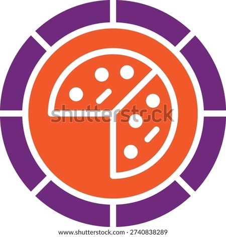 Disposable plate Vector Icon Design Illustration