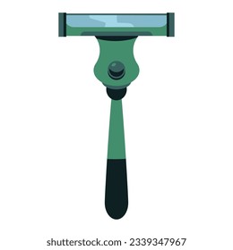 Disposable razor vector cartoon illustration isolated on a white background.