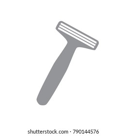 disposable shaving razor icon- vector illustration