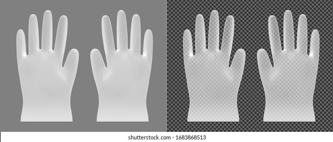 Disposable Transparent  Plastic Or Nitrile Gloves 