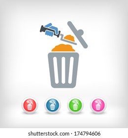 Disposal of construction materials