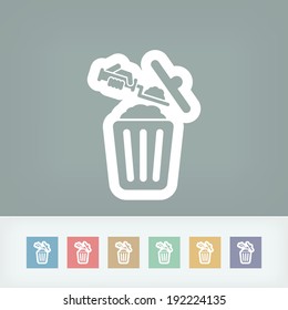 Disposal of construction materials