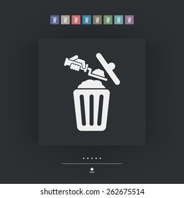 Disposal of construction materials