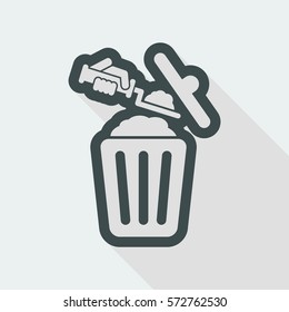 Disposal of construction materials