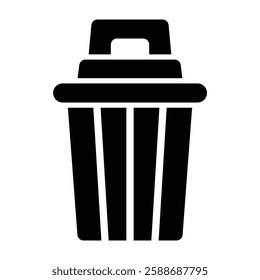 Disposal Glyph Icon Design For Personal And Commercial Use