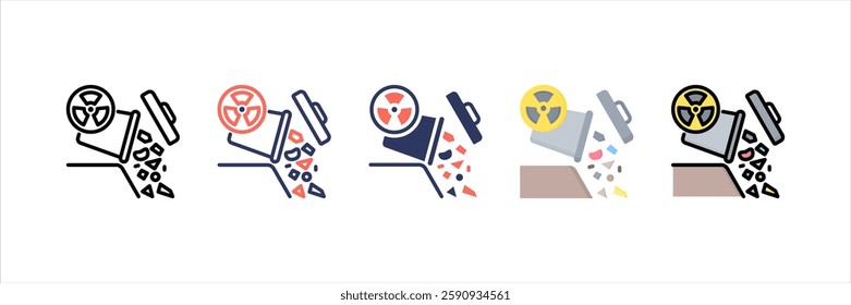 Disposal Multi Style Icon Set