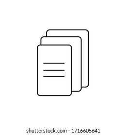 Icono vectorial de texto de desecho, colaborador de ilustraciones
