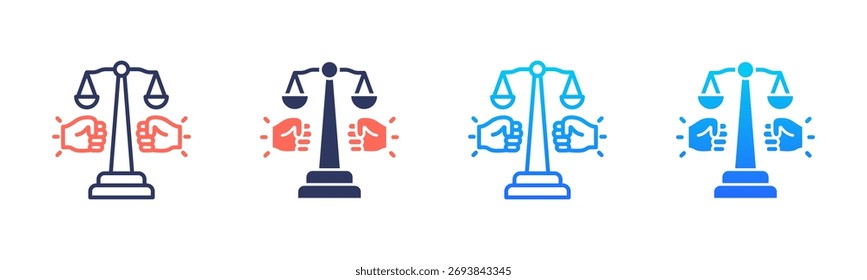 Dispute Icon Pack In Multiple Styles