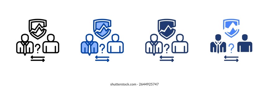 Dispute icon sheet multiple style collection