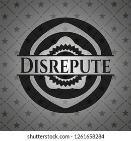 Disrepute dark badge