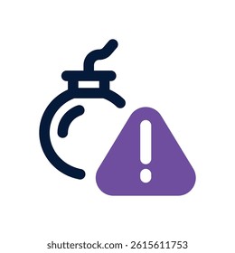 disruption dual tone icon. Sleek and modern vector icon for websites, mobile apps, marketing materials, and corporate design. Fully scalable and ready to use.