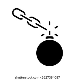 Disruptionssymbolelement für Design