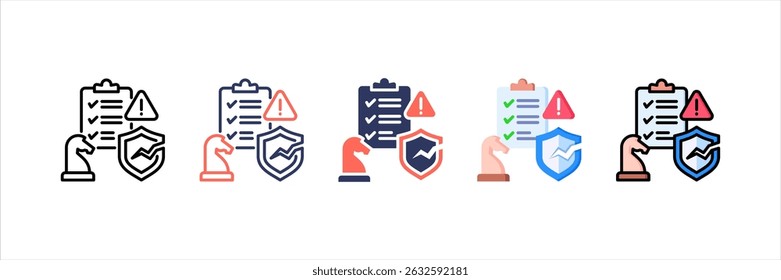 Disruption Multi Style Icon Set