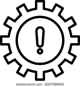 Disruption Vector Iine Icon Design