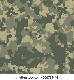 Disruptive green seamless digital camo texture vector. 200+ camo textures in my portfolio. 