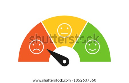 Dissatisfied customer icon. Clipart image isolated on white background.