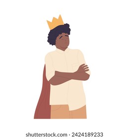 Trastorno de personalidad disociativa. Problema psiquiátrico, ilustración vectorial de la caricatura de enfermedades mentales