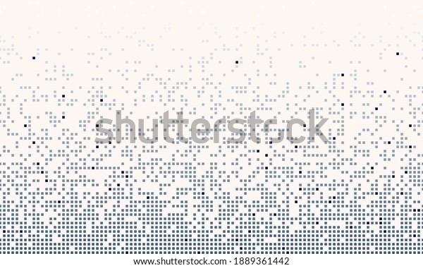 Dissolved filled square dotted vector background\
or icon with disintegration\
effect.
